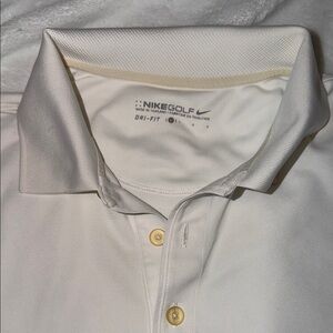 Nike Golf Men's Cream Polo Shirt
